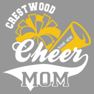 Crestwood Cheer Design 3 on a - V.I.T. Fleece Crew Design