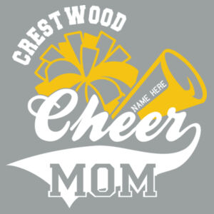 Crestwood Cheer Design 3 on a - Classics Unisex Cotton Long Sleeve T Shirt Design