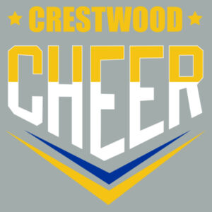 Crestwood Cheer Design 2 on a - Essential Fleece Full Zip Hooded Sweatshirt Design