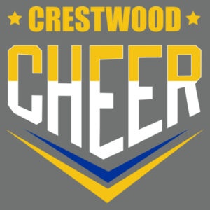 Crestwood Cheer Design 2 on a - Perfect Tri ® Tee Design