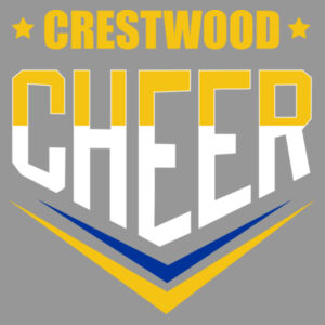 Crestwood Cheer Design 2 on a - V.I.T. Fleece Crew Design