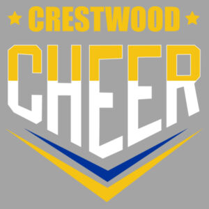 Crestwood Cheer Design 2 on a - Men's Blended T-Shirt Design