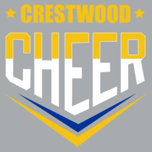 Crestwood Cheer Design 2 on a - Youth Core Fleece Crewneck Sweatshirt Design