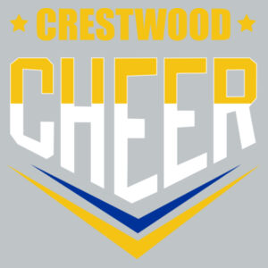 Crestwood Cheer Design 2 on a - Youth V.I.T. Fleece Crew Design
