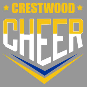 Crestwood Cheer Design 2 on a - Youth Perfect Tri ® Long Sleeve Tee Design