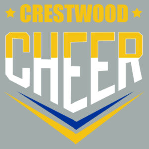 Crestwood Cheer Design 2 on a - Youth Fan Favorite Tee Design