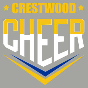 Crestwood Cheer Design 2 on a - Youth PosiCharge ® Competitor Tee Design