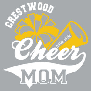 Crestwood Cheer Design 3 on a - Youth Core Fleece Pullover Hooded Sweatshirt Design