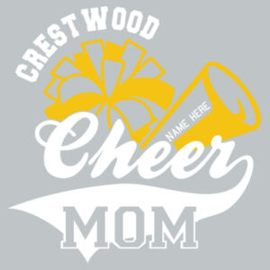 Crestwood Cheer Design 3 on a - Youth V.I.T. Fleece Crew Design