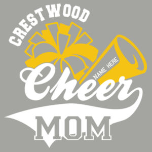 Crestwood Cheer Design 3 on a - Youth PosiCharge ® Competitor Tee Design