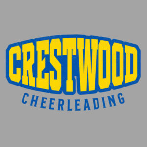 Crestwood Cheer Design 4 on a - Men's Blended T-Shirt Design
