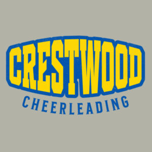 Crestwood Cheer Design 4 on a - Club Fleece Sleeve Swoosh Pullover Hoodie Design
