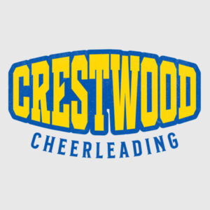 Crestwood Cheer Design 4 on a - Dri FIT Cotton/Poly Tee Design