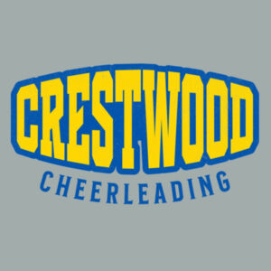 Crestwood Cheer Design 4 on a - 50/50 Core Blend Tee Design