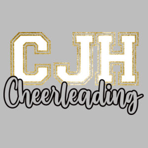 Crestwood Cheer Design 5 on a - Men's Textured Mixed Media Midweight Hooded Sweatshirt Design