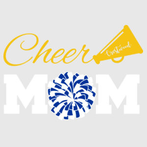 Crestwood Cheer Design 6 on a - Dri FIT Cotton/Poly Tee Design