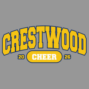 Crestwood Cheer Design 9 on a - Youth Perfect Tri ® Long Sleeve Tee Design