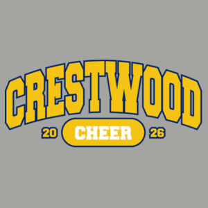 Crestwood Cheer Design 9 on a - Youth PosiCharge ® Competitor Tee Design
