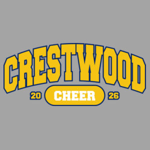 Crestwood Cheer Design 9 on a - Men's Blended T-Shirt Design