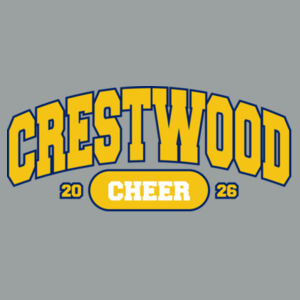 Crestwood Cheer Design 9 on a - Classics Unisex Cotton Long Sleeve T Shirt Design