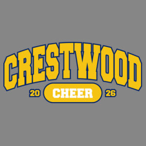 Crestwood Cheer Design 9 on a - Adult CVC Long Sleeve Tee Design