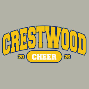 Crestwood Cheer Design 9 on a - Club Fleece Sleeve Swoosh Pullover Hoodie Design