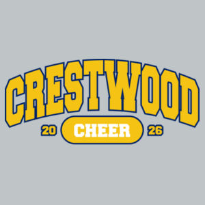 Crestwood Cheer Design 9 on a - V.I.T. Fleece Crew Design