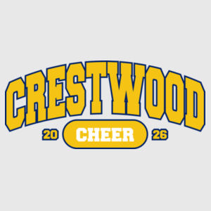 Crestwood Cheer Design 9 on a - Dri FIT Cotton/Poly Tee Design