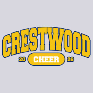 Crestwood Cheer Design 9 on a - Long Sleeve Core Cotton Tee Design