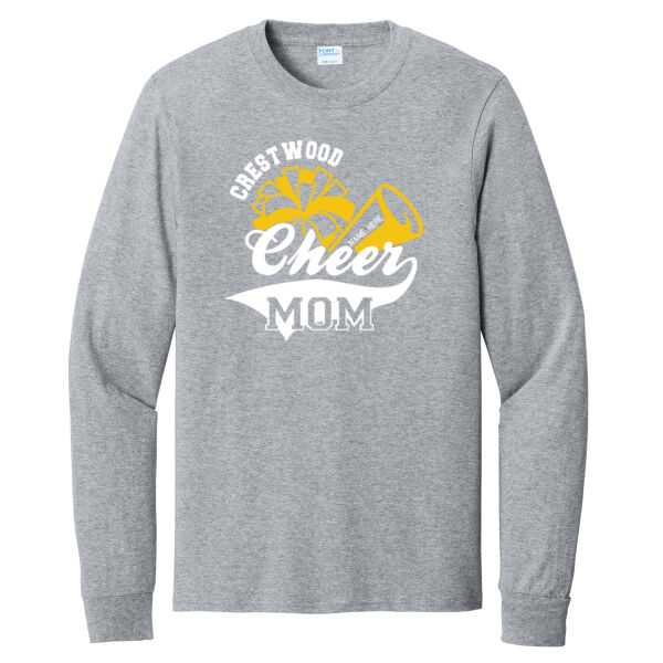 Crestwood Cheer Design 3 on a - Long Sleeve Core Cotton Tee Thumbnail