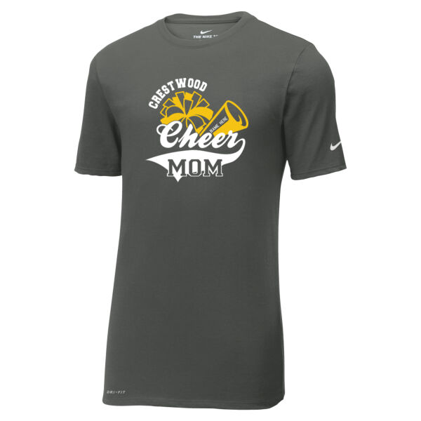 Crestwood Cheer Design 3 on a - Dri FIT Cotton/Poly Tee Thumbnail