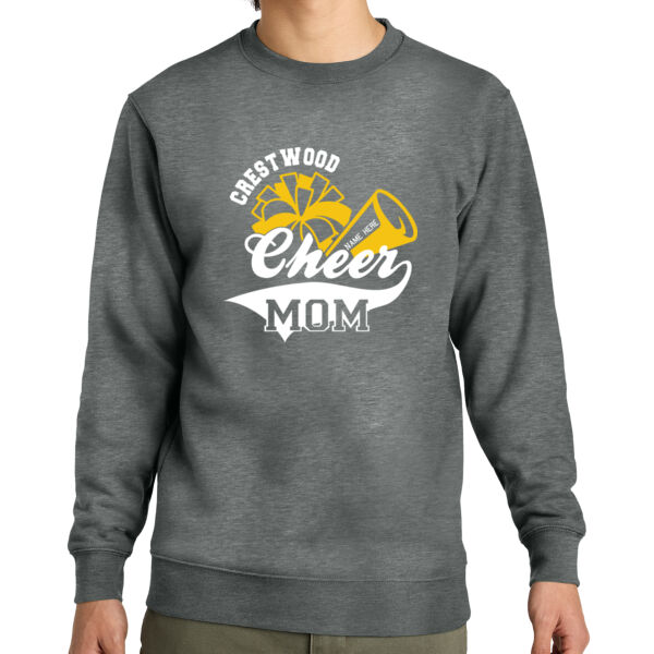 Crestwood Cheer Design 3 on a - V.I.T. Fleece Crew Thumbnail