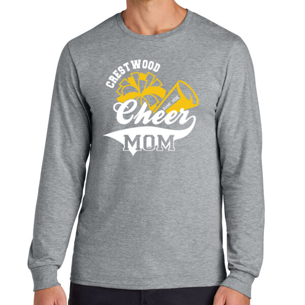 Crestwood Cheer Design 3 on a - Classics Unisex Cotton Long Sleeve T Shirt Thumbnail