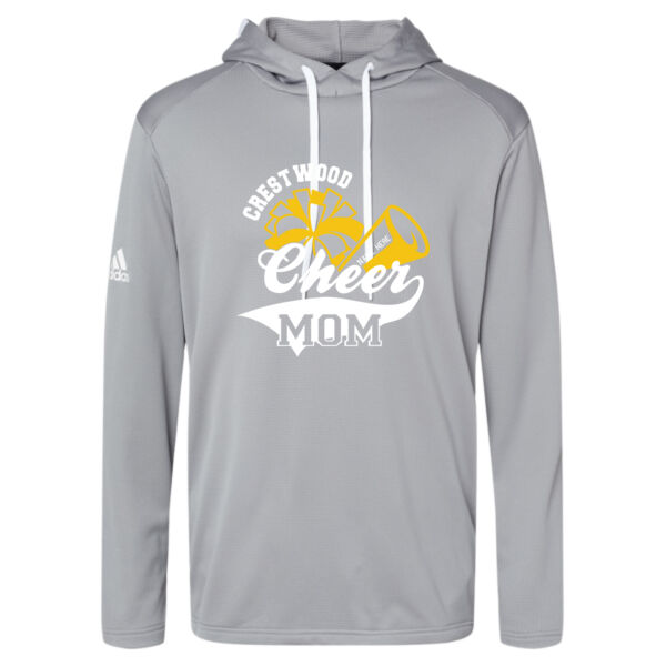 Crestwood Cheer Design 3 on a - Men's Textured Mixed Media Midweight Hooded Sweatshirt Thumbnail
