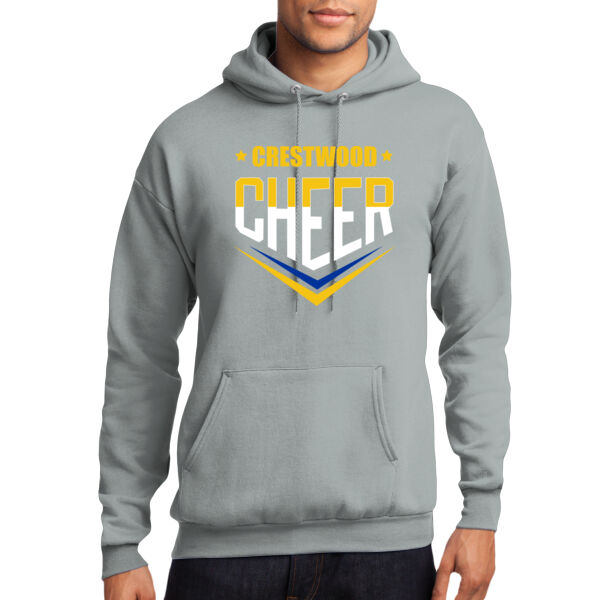 Crestwood Cheer Design 2 on a - Core Fleece Pullover Hooded Sweatshirt Thumbnail