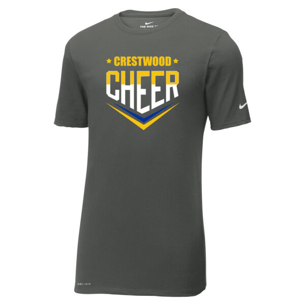 Crestwood Cheer Design 2 on a - Dri FIT Cotton/Poly Tee Thumbnail