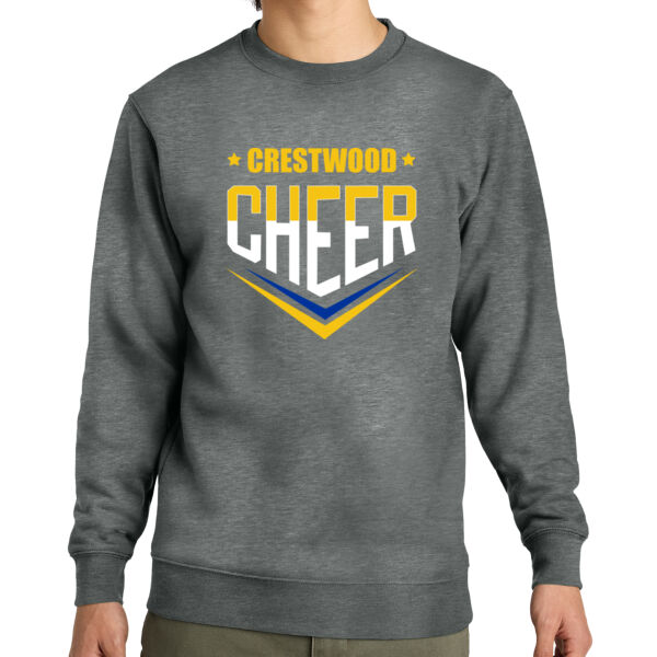 Crestwood Cheer Design 2 on a - V.I.T. Fleece Crew Thumbnail