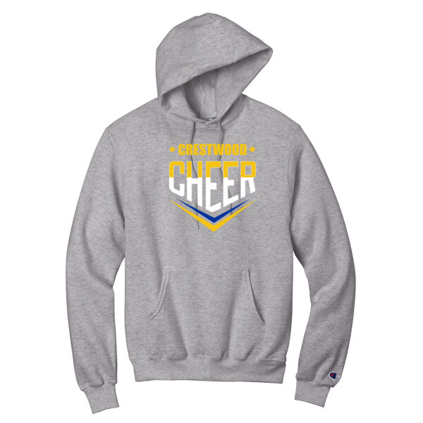 Crestwood Cheer Design 2 on a - Powerblend ® Pullover Hoodie Thumbnail