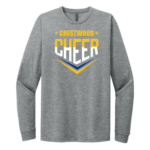 Crestwood Cheer Design 2 on a - Adult CVC Long Sleeve Tee Thumbnail