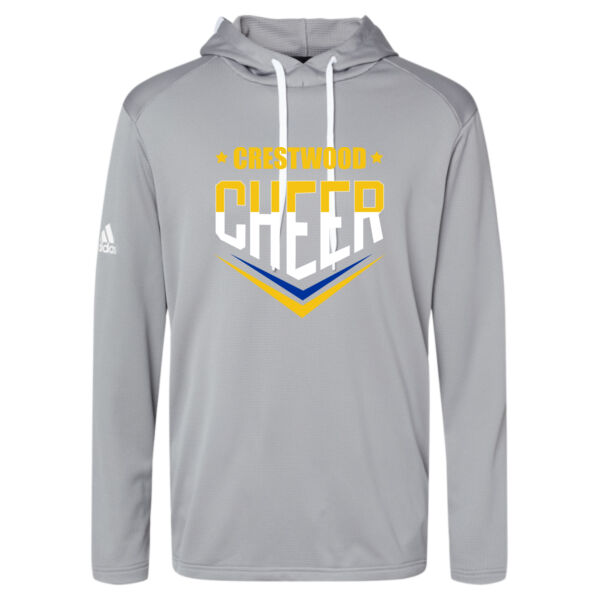 Crestwood Cheer Design 2 on a - Men's Textured Mixed Media Midweight Hooded Sweatshirt Thumbnail