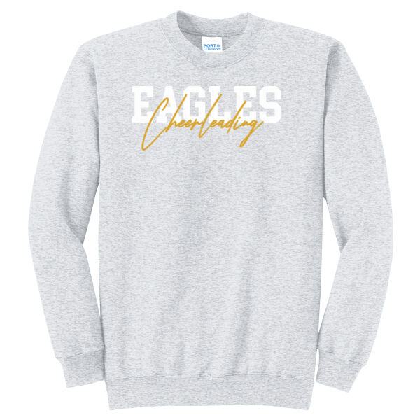Crestwood Cheer Design 1 on a - Core Fleece Crewneck Sweatshirt Thumbnail