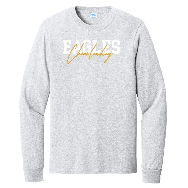 Crestwood Cheer Design 1 on a - Long Sleeve Core Cotton Tee Thumbnail