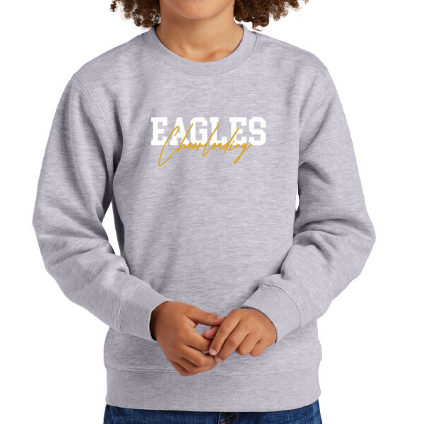 Crestwood Cheer Design 1 on a - Youth V.I.T. Fleece Crew Thumbnail