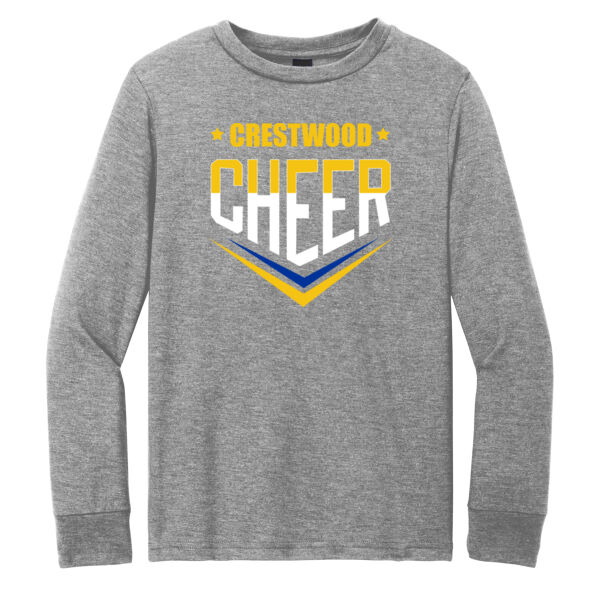 Crestwood Cheer Design 2 on a - Youth Perfect Tri ® Long Sleeve Tee Thumbnail