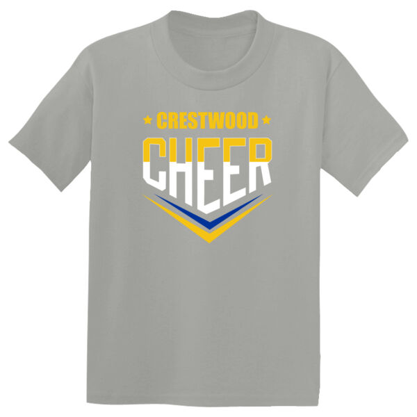 Crestwood Cheer Design 2 on a - Youth PosiCharge ® Competitor Tee Thumbnail