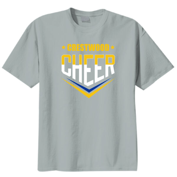 Crestwood Cheer Design 2 on a - 50/50 Youth Core Blend Tee Thumbnail