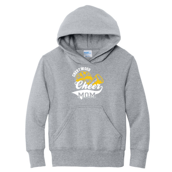 Crestwood Cheer Design 3 on a - Youth Core Fleece Pullover Hooded Sweatshirt Thumbnail