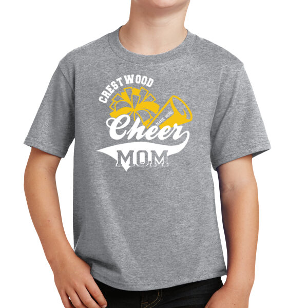 Crestwood Cheer Design 3 on a - Youth Fan Favorite Tee Thumbnail