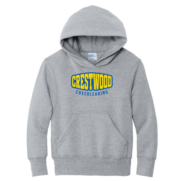 Crestwood Cheer Design 4 on a - Youth Core Fleece Pullover Hooded Sweatshirt Thumbnail