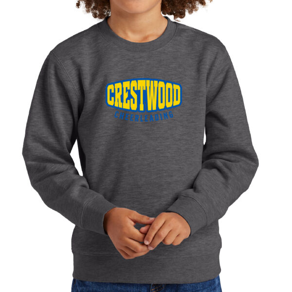 Crestwood Cheer Design 4 on a - Youth V.I.T. Fleece Crew Thumbnail